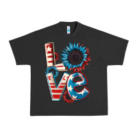 Pigment Black Love 4th of July Urban Heavy Tee - CowGirlArtShop