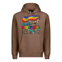 Chestnut Lgbtq Make Homophobia Extinct Premium Hoodie - BundleAndBundleShop