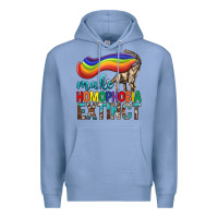 Colony Blue Lgbtq Make Homophobia Extinct Premium Hoodie - BundleAndBundleShop