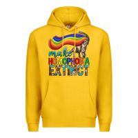 Lemon Lgbtq Make Homophobia Extinct Premium Hoodie - BundleAndBundleShop
