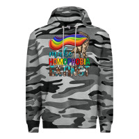 Slate Camo Lgbtq Make Homophobia Extinct Premium Hoodie - BundleAndBundleShop