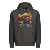 Smoke Lgbtq Make Homophobia Extinct Premium Hoodie - BundleAndBundleShop