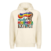 Tofu Lgbtq Make Homophobia Extinct Premium Hoodie - BundleAndBundleShop
