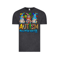 Vintage Black autism awareness gnomes Vintage Tee - Zillion Design Studio
