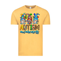 Vintage Mustard autism awareness gnomes Vintage Tee - Zillion Design Studio