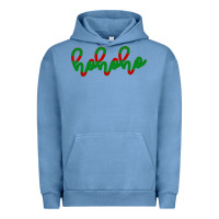 Pigment Pebble Blue Christmas Ho Ho Ho Urban Hoodie - Bettercallsaul