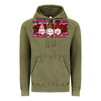 Vintage Olive Happy valentines day gnomes rose Vintage Hoodie - RanaPortraitStore