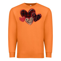 Carrot leopard hearts Premium Sweatshirt - MaliasSmallBusiness
