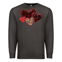 Smoke leopard hearts Premium Sweatshirt - MaliasSmallBusiness