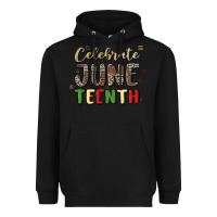 Black celebrate juneteenth Heavyweight Hoodie - MaliasSmallBusiness