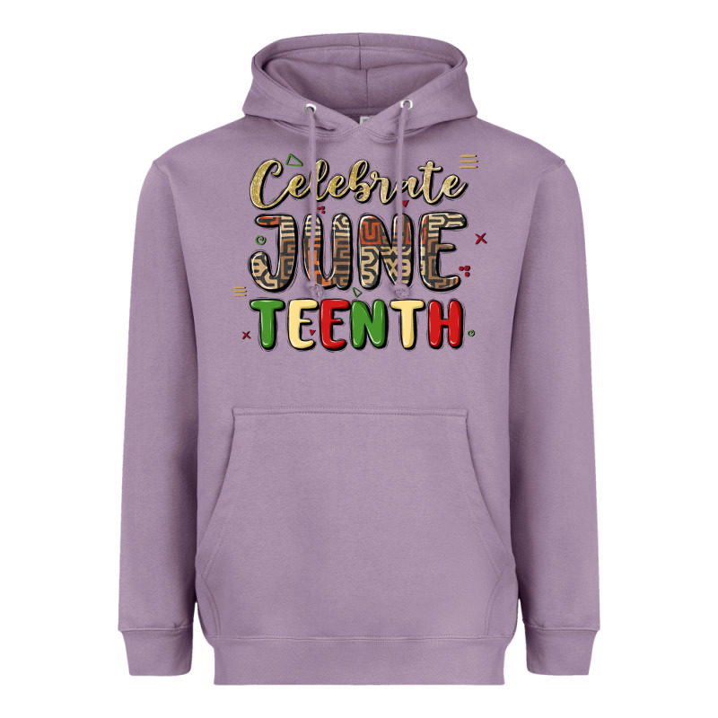 Celebrate Juneteenth Heavyweight Hoodie by MaliasSmallBusiness | Teevron