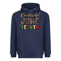 Navy celebrate juneteenth Heavyweight Hoodie - MaliasSmallBusiness