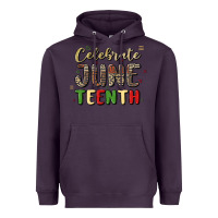 Plum celebrate juneteenth Heavyweight Hoodie - MaliasSmallBusiness