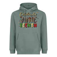 Sage celebrate juneteenth Heavyweight Hoodie - MaliasSmallBusiness