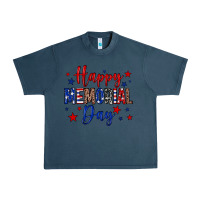 Midnight Navy Happy memorial day Urban Heavy Tee - Neo Western