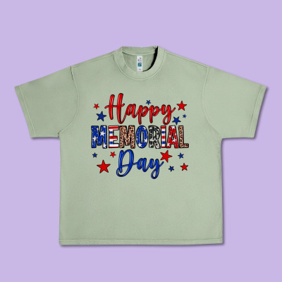 Happy Memorial Day Urban Heavy Tee Designed By Neo Western