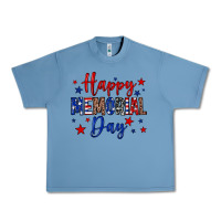 Pebble Blue Happy memorial day Urban Heavy Tee - Neo Western