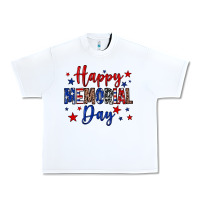 White Happy memorial day Urban Heavy Tee - Neo Western