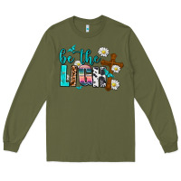 Army Green be the light Long Sleeve Tee - AdoDesignShop