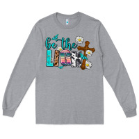Heather Grey be the light Long Sleeve Tee - AdoDesignShop
