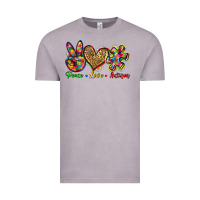 Vintage Zinc peace love autism Vintage Tee - Zillion Design Studio