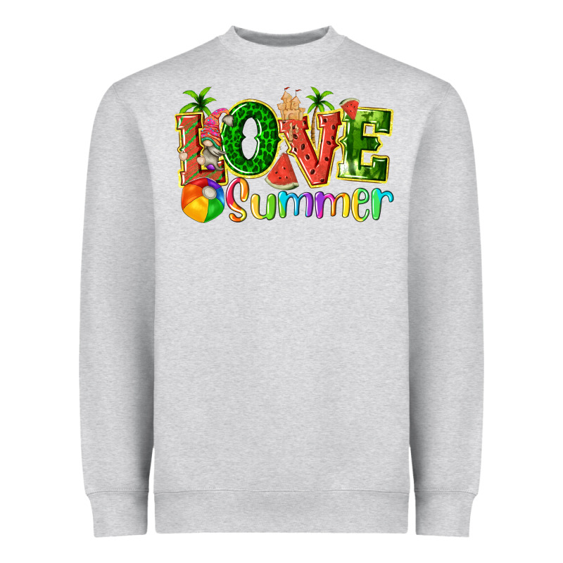 Love Summer With Watermelon Tbw Heavyweight Sweatshirt by texasbilliewilder | Teevron