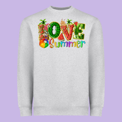 Love Summer With Watermelon Tbw Heavyweight Sweatshirt Designed By Texasbilliewilder