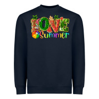 Navy love summer with watermelon tbw Heavyweight Sweatshirt - texasbilliewilder