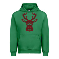 Emerald Christmas Deer Ugly Urban Hoodie - Bettercallsaul