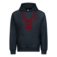 Navy Christmas Deer Ugly Urban Hoodie - Bettercallsaul