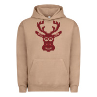 Pigment Burro Christmas Deer Ugly Urban Hoodie - Bettercallsaul