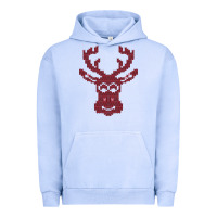 Pigment Grape Ice Christmas Deer Ugly Urban Hoodie - Bettercallsaul