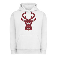Pigment Lunar Rock Christmas Deer Ugly Urban Hoodie - Bettercallsaul