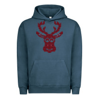 Christmas Deer Ugly Urban Hoodie | Teevron