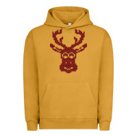 Pigment Peanut Butter Christmas Deer Ugly Urban Hoodie - Bettercallsaul