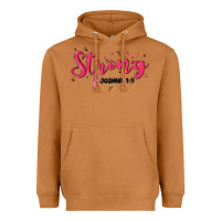 Meerkat strong joshua 1 9 Heavyweight Hoodie - MaliasSmallBusiness