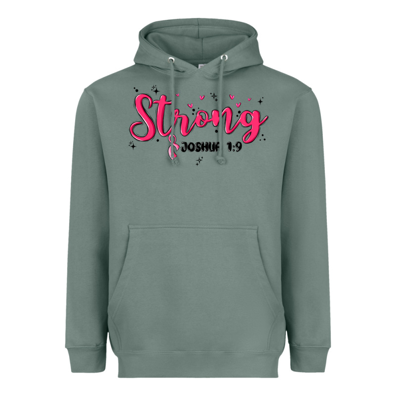 Strong Joshua 1 9 Heavyweight Hoodie by MaliasSmallBusiness | Teevron
