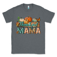 Charcoal Heather thankful mama Classic Tee - BundleAndBundleShop