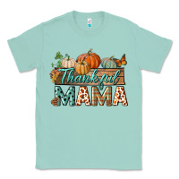 Seafoam thankful mama Classic Tee - BundleAndBundleShop