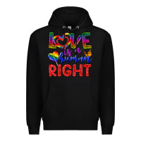 Black Love İs a Human Right Premium Hoodie - BundleAndBundleShop