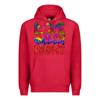 Cardinal Love İs a Human Right Premium Hoodie - BundleAndBundleShop