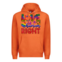 Carrot Love İs a Human Right Premium Hoodie - BundleAndBundleShop