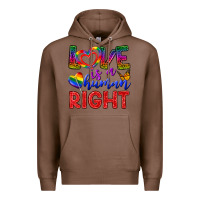Chestnut Love İs a Human Right Premium Hoodie - BundleAndBundleShop