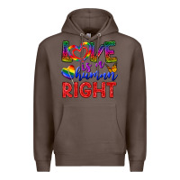 Coffee Love İs a Human Right Premium Hoodie - BundleAndBundleShop