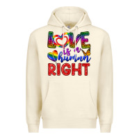 Sandshell Love İs a Human Right Premium Hoodie - BundleAndBundleShop