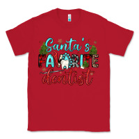 Red santas favorite dentist Classic Tee - JahusDesignShop
