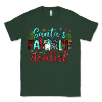 Sports Green santas favorite dentist Classic Tee - JahusDesignShop