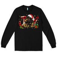 Black christmas joy dachshund Long Sleeve Tee - JahusDesignShop