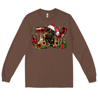 Chestnut christmas joy dachshund Long Sleeve Tee - JahusDesignShop