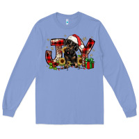 Colony Blue christmas joy dachshund Long Sleeve Tee - JahusDesignShop